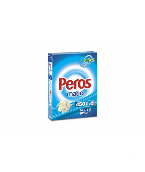 Detergent praf automat Peros, 450 gr, cutie din carton